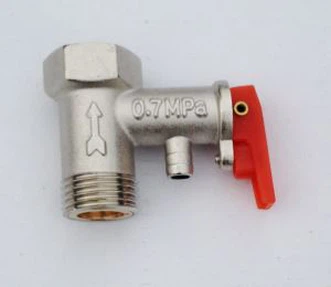 Waterverwarmer 1 / 2BSP Draad 0.75Mpa Veiligheidsdrukventiel
